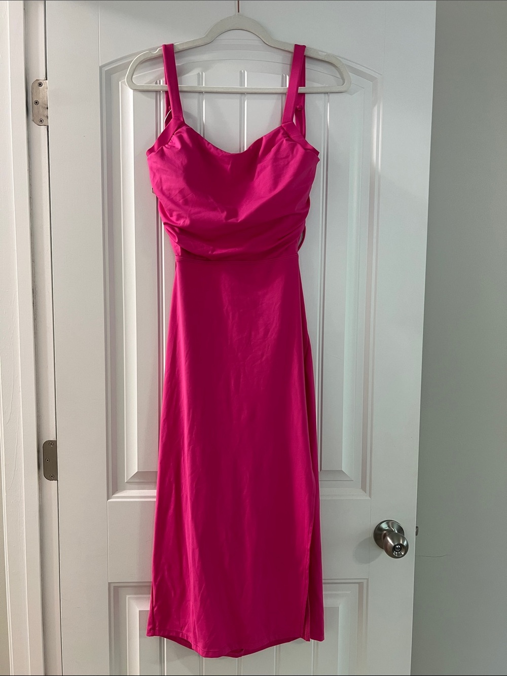 HALARA Hot Pink Slip Dress
